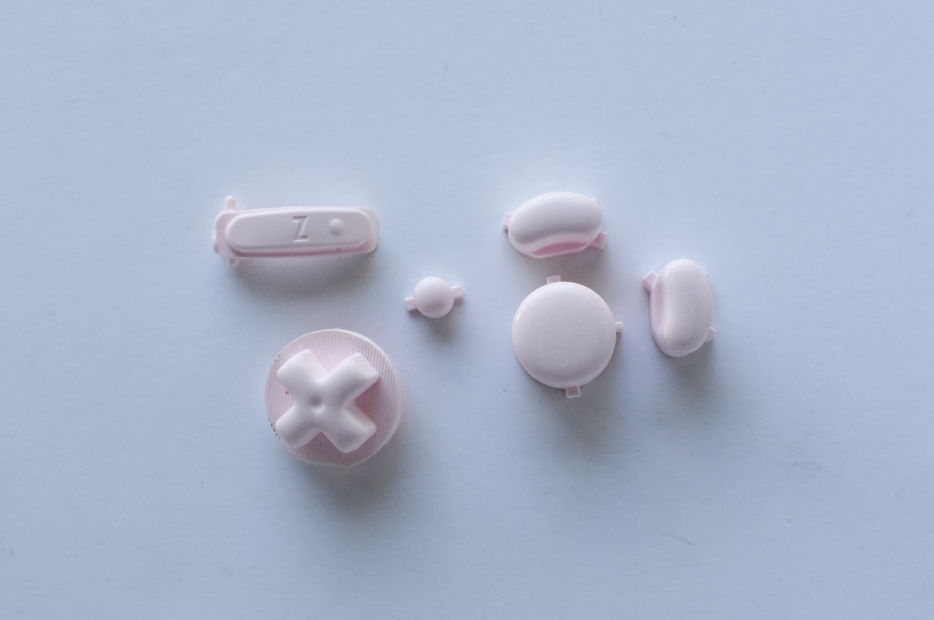 Baby Pink 3D Printed Buttons